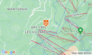 Mapa Les Arcs Apartamentos 269