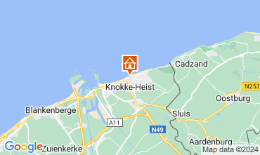 Mapa Knokke-le-Zoute Estúdio 123342