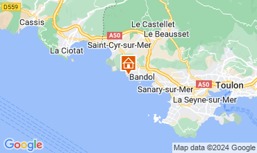 Mapa Bandol Apartamentos 64275