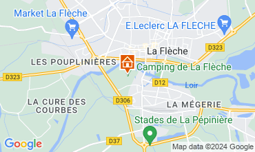 Mapa La Flèche Bungalow 128268