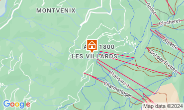 Mapa Les Arcs Apartamentos 51136