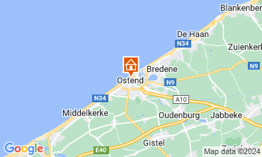 Mapa Ostende Apartamentos 122360