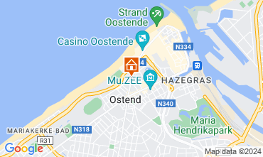 Mapa Ostende Apartamentos 122360