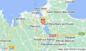 Mapa Saint Malo Casa de turismo rural/Casa de campo 128814