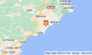 Mapa Calpe Vivenda 124863