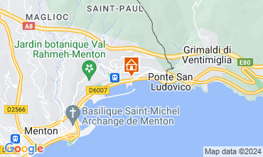 Mapa Menton Apartamentos 59052