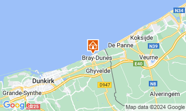 Mapa Bray-Dunes Apartamentos 125666