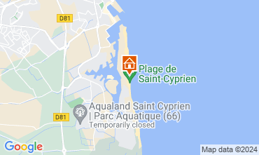 Mapa Saint Cyprien Plage Apartamentos 82254