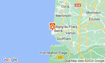 Mapa Berck-Praia Casa de turismo rural/Casa de campo 123245