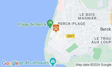 Mapa Berck-Praia Casa de turismo rural/Casa de campo 123245