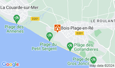 Mapa Le Bois-Plage-en-Ré Casa 15077