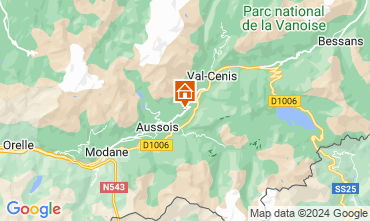 Mapa Val Cenis Apartamentos 109648