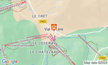 Mapa Val d'Isère Apartamentos 66362