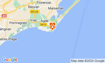 Mapa Cap d'Agde Apartamentos 42499