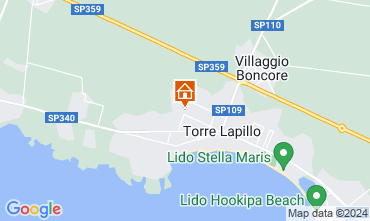 Mapa Torre Lapillo Apartamentos 127509