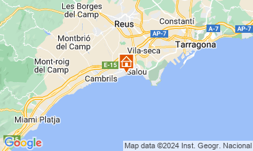 Mapa Cambrils Apartamentos 114030