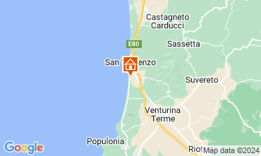 Mapa San Vincenzo Apartamentos 127220