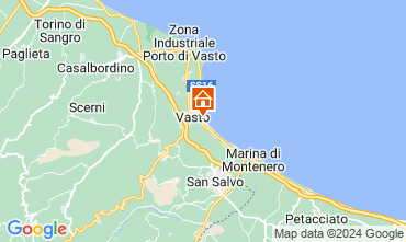 Mapa Vasto Apartamentos 64345