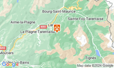 Mapa Peisey-Vallandry Chalé 4758