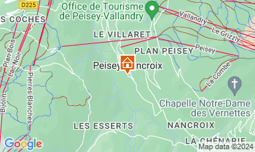 Mapa Peisey-Vallandry Chal 4758