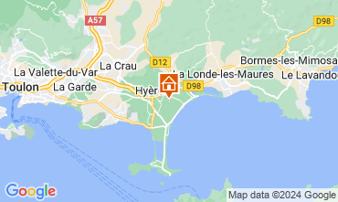 Mapa Hyères Vivenda 76796