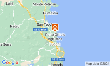 Mapa Porto Ottiolu Apartamentos 97801