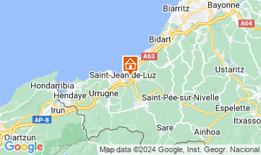 Mapa Saint Jean de Luz Casa 122998