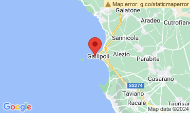 Mapa Gallipoli Apartamentos 128371