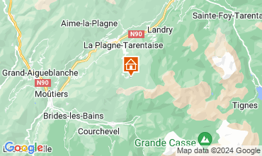 Mapa La Plagne Estúdio 57332