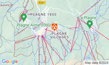 Mapa La Plagne Estúdio 57332