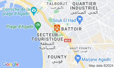 Mapa Agadir Apartamentos 53831