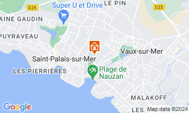 Mapa Saint Palais sur Mer Estdio 119236