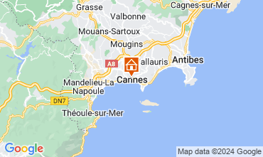 Mapa Cannes Apartamentos 58684