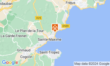 Mapa Sainte Maxime Apartamentos 97813