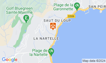 Mapa Sainte Maxime Apartamentos 97813