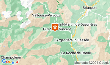 Mapa Puy Saint Vincent Estdio 107723