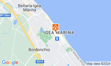 Mapa Bellaria Igea Marina Apartamentos 82153