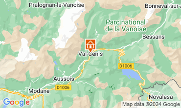 Mapa Termignon la Vanoise Apartamentos 49523
