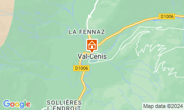Mapa Termignon la Vanoise Apartamentos 49523
