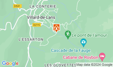 Mapa Villard de Lans - Correnon en Vercors Estdio 28781