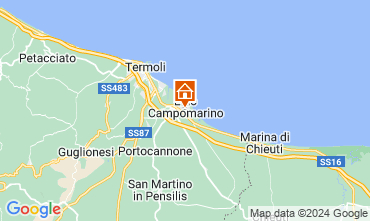 Mapa Campomarino Apartamentos 57140
