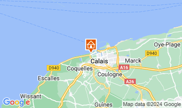 Mapa Calais Apartamentos 127119