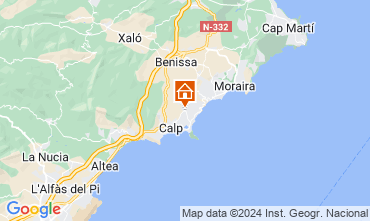 Mapa Calpe Vivenda 123306