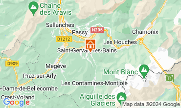 Mapa Saint Gervais Mont-Blanc Chal 48749