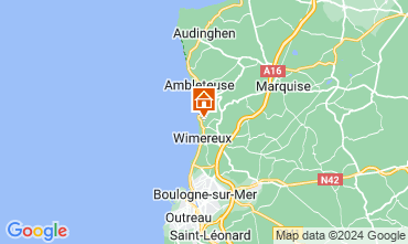Mapa Wimereux Casa 117593