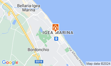 Mapa Bellaria Igea Marina Apartamentos 64492