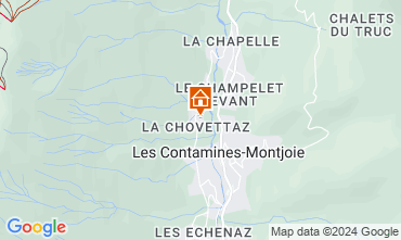 Mapa Les Contamines Montjoie Chal 956