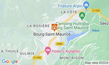Mapa Bourg saint Maurice Apartamentos 286