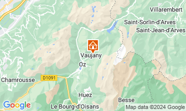 Mapa Vaujany Apartamentos 15733