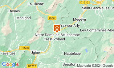 Mapa Notre Dame de Bellecombe Chal 120677